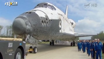 RTL Nieuws Ceremonie voor shuttle Discovery