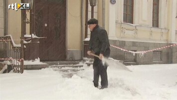RTL Nieuws Eerste sneeuw in Moskou: meteen een dik pak