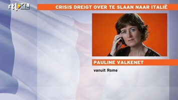 RTL Nieuws Italianen bang voor crisis