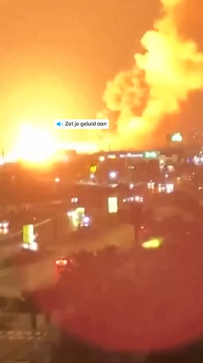 Explosies en brand in Bandar Abbas, Iran