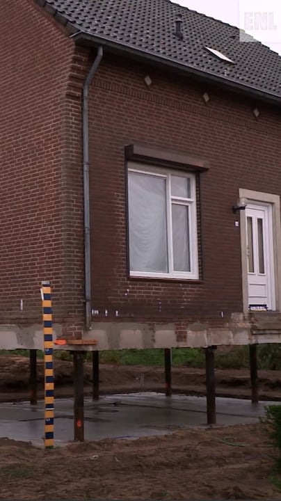 Huis op palen tegen overstromingen
