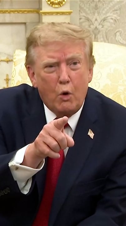 Trump ruziet met reporter