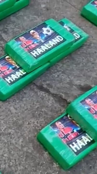 Haaland duikt op tussen kilo's coke
