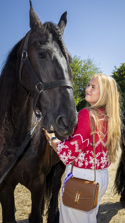 Prinses Amalia is al van kinds af aan paardengek