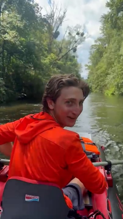 Duizend kilometer roeien voor paling