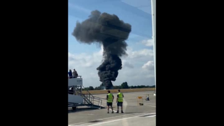 In beeld: klein vliegtuigje neergestort dat onderweg was naar Nederland