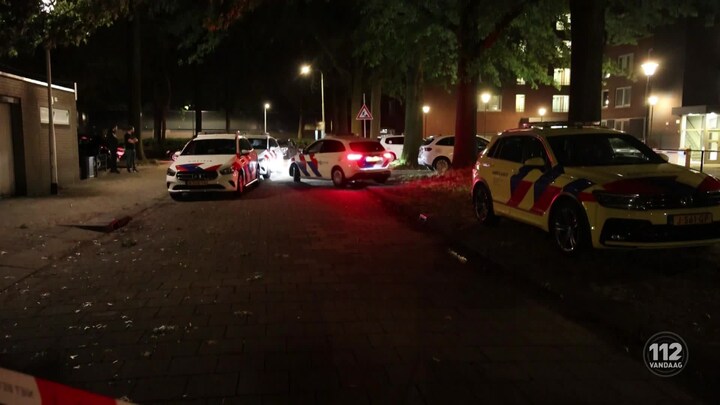 Voor de deur neergeknald