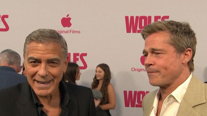 Brad Pitt en George Clooney zijn goed op elkaar ingespeeld in Wolfs