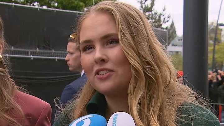 Amalia over Spanje: 'Dankbaar dat ik daar vrij rond kon lopen'