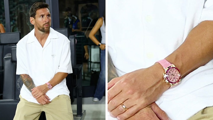 Lionel Messi heeft Barbie-horloge van acht ton: 'Zijn er maar tien van'