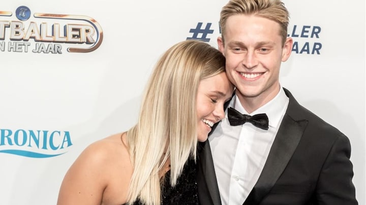 Frenkie de Jong en Mikky Kiemeney hebben zwangerschap 'lang geheim gehouden'