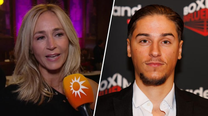 Wendy van Dijk trots op 'supermooie' bokswedstrijd van zoon Sem