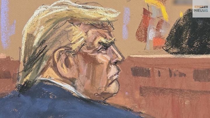 Erik Mouthaan uren in de rij voor rechtszaak Trump