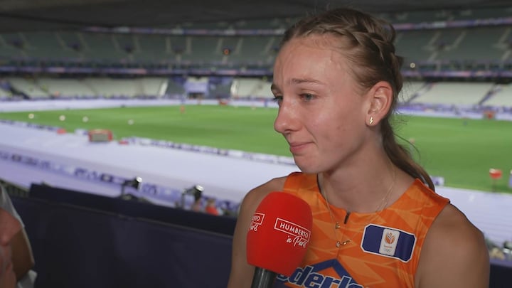 Femke Bol over brons op 400 meter horden: 'Ik ben ook maar een mens'