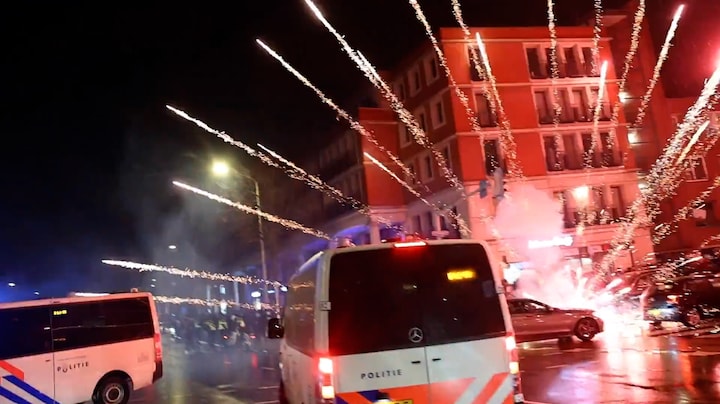 Niet alleen feest maar ook onrust in Den Haag na zege Marokko