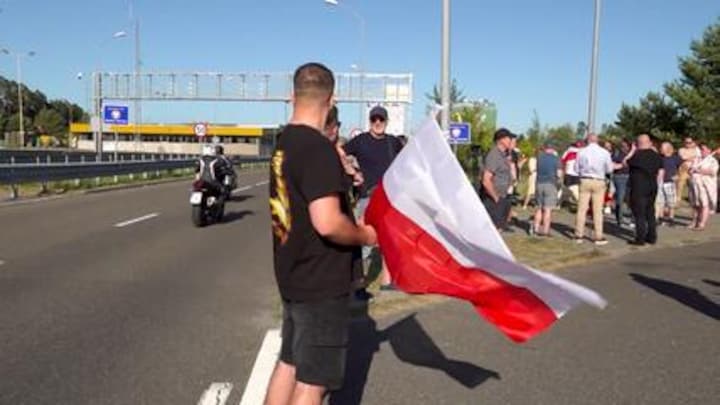 Burgerwacht aan Pools-Duitse grens: 'We willen dat Polen gewoon Polen blijft'