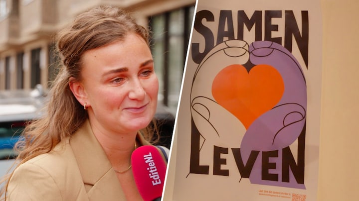 100.000 posters: zo voeren bewoners in eigen wijk actie voor vluchtelingen