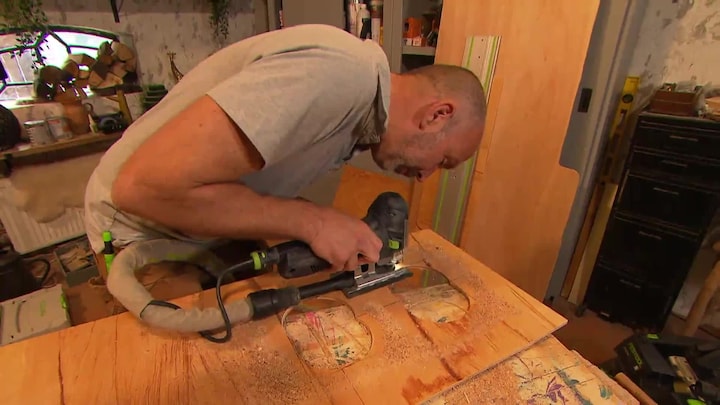 DIY van Patrick: van trommel naar bijzettafel