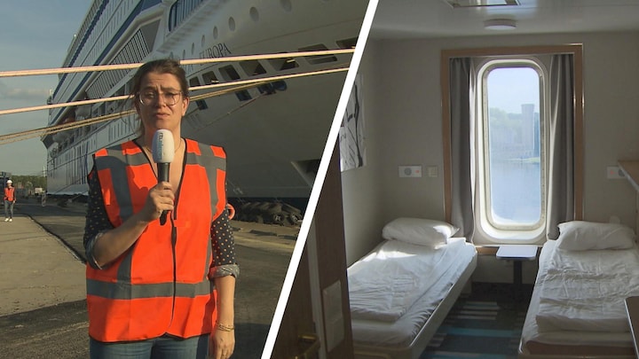 Klein hutje, geen zwembad: zo ziet de eerste asielopvang op een cruiseschip eruit