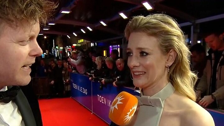 Noortje Herlaar op filmpremière Toen Ik Je Zag: 'Beladen avond'