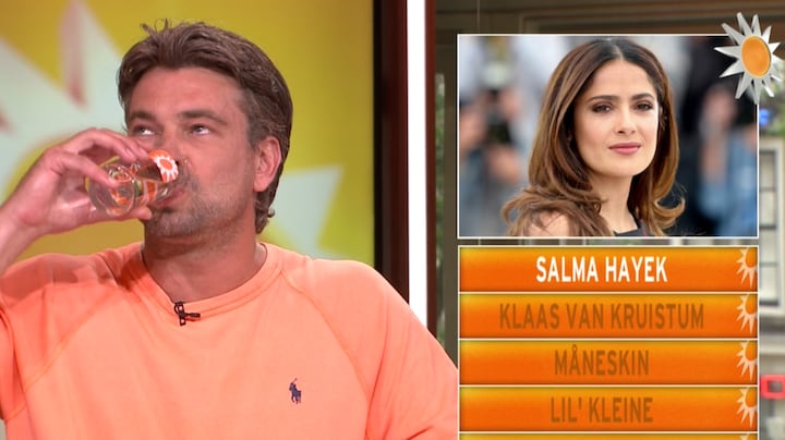 Rick Brandsteder krijgt het bloedheet van nieuwtje Salma Hayek 