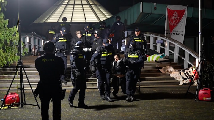 Volledige ontruiming Pro-Palestijns protest Radboud Universiteit te gevaarlijk