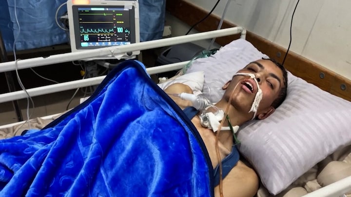 Zwaargewonde Gazanen hopen eindelijk weg te kunnen