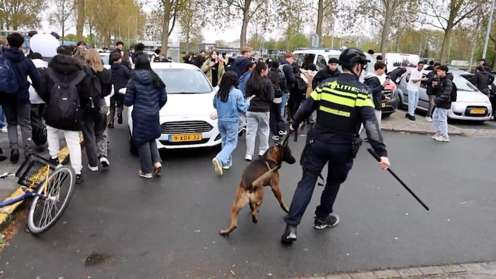 Vernielingen en vechtpartijen: examenstunt loopt uit de hand in Almere