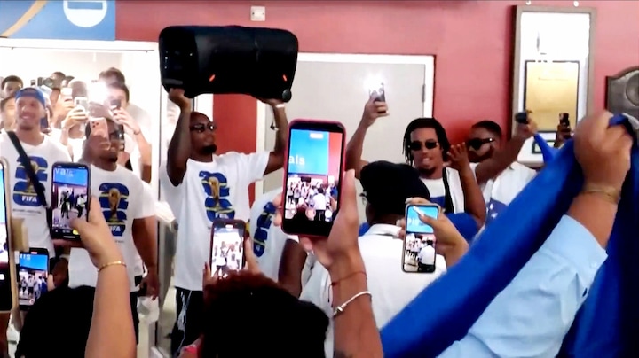 Elftal Curaçao uitzinnig onthaald na eerste plaatsing voor WK ooit