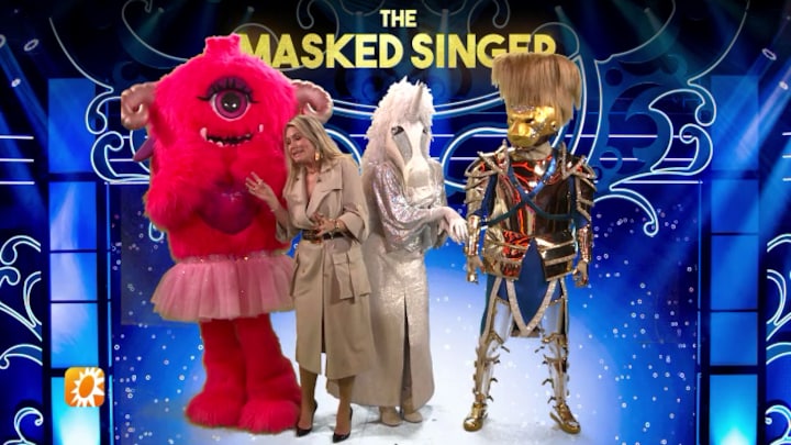 Wie zitten er toch in de pakken in The Masked Singer?