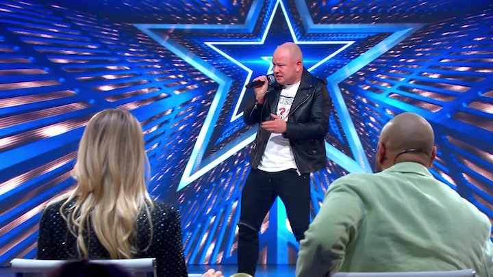 Ricky Jansen ontmoet de vier kruisen op Holland's Got Talent