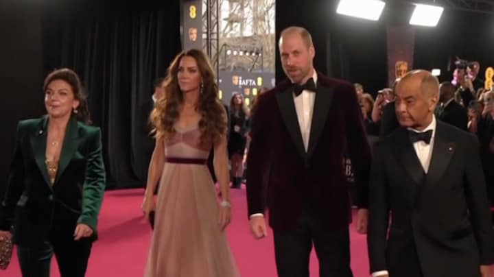 Prins William en Kate stelen de show bij de BAFTA's