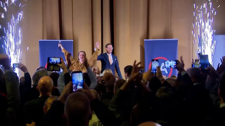 Vuurwerk, tranen en feest bij JA21, negen zetels