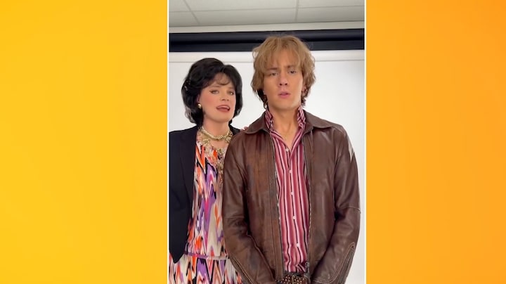 Stijn de Vries en Duncan Trump imiteren Gooische Vrouwen-acteurs: 'Happy Halloween'