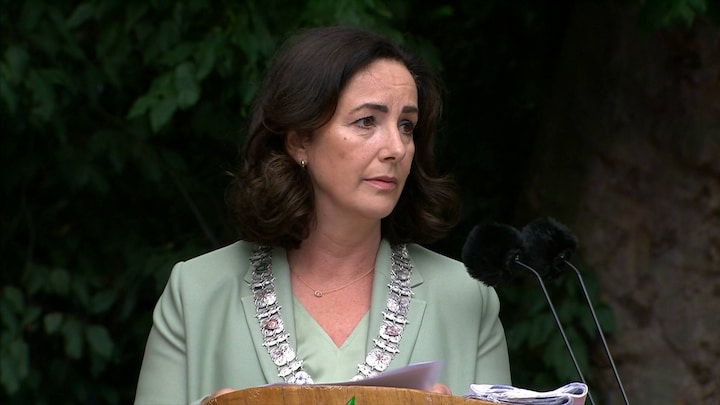 Zo maakte Halsema namens Amsterdam excuses voor het slavernijverleden