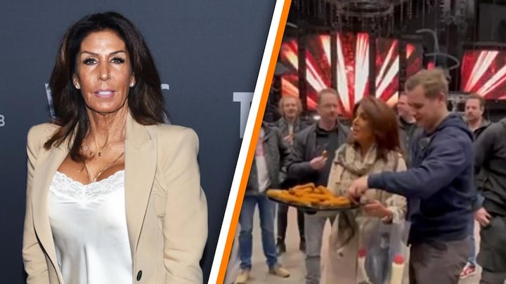 Rachel trakteert op kroketten bij Holland Zingt Hazes