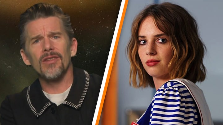 Ethan Hawke onwijs trots op rol dochter in Stranger Things