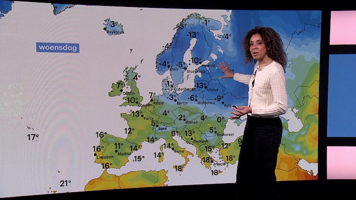 Winter alleen in noorden door strijd tussen warme en koude lucht
