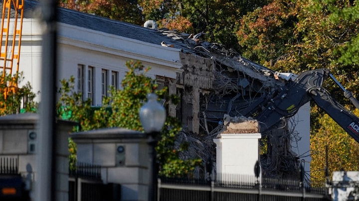 Trump sloopt deel Witte Huis voor bouw enorme balzaal