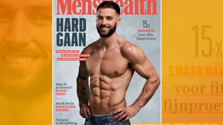 Kleine jongensdroom Donny Roelvink komt uit met covershoot Mens Health