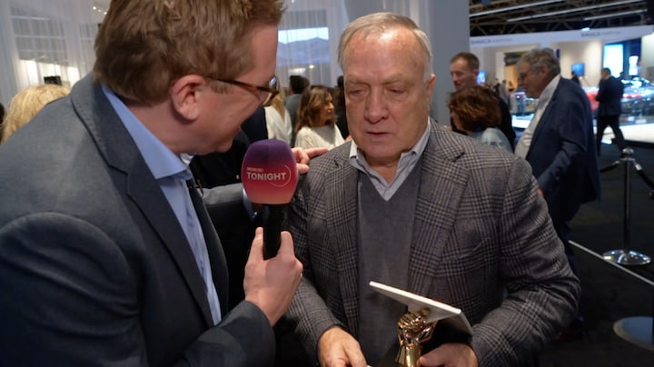 Jaïr was op bezoek bij de Masters Expo en zag Dick Advocaat de impact prijs winnen