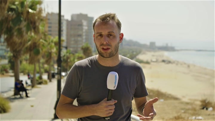 Pepijn Nagtzaam in Beiroet: 'Bijna het hele leiderschap Hezbollah dood'