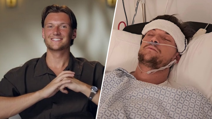 Bart uit Paradise Hotel opgenomen in het ziekenhuis door hersenvliesontsteking