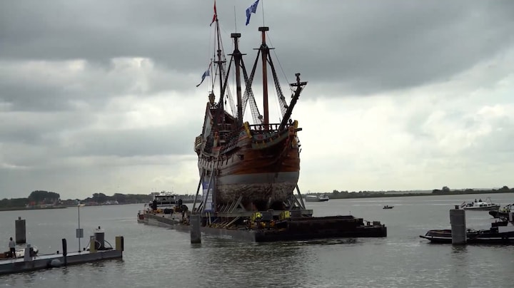 Replica VOC-schip Batavia krijgt nieuwe plek in Lelystad