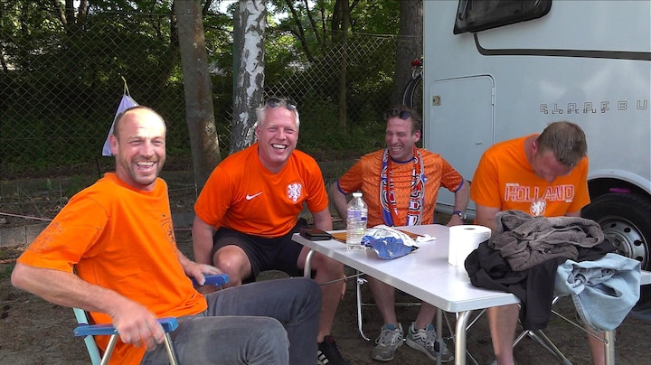 Supporters in Berlijn vol vertrouwen: 'Winnaars hebben een plan' 