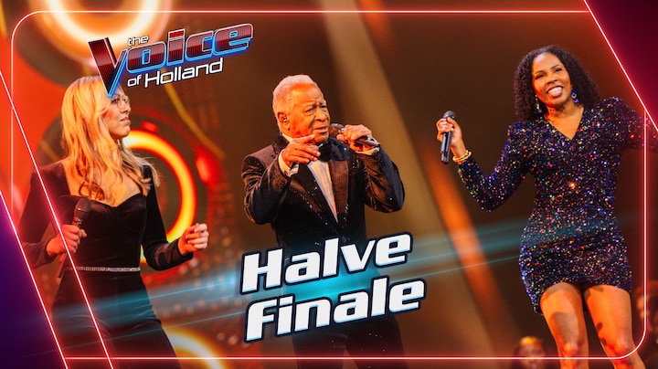 Team Ilse zingt ‘Move On Up’ tijdens de Halve Finale