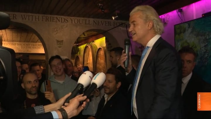 Geert Wilders is begonnen aan de campagne