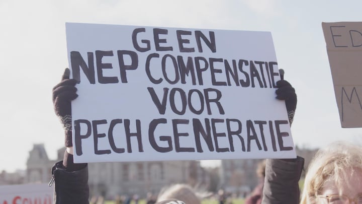 Studenten demonstreren voor betere compensatie leenstelsel: 'Het is niet eerlijk'