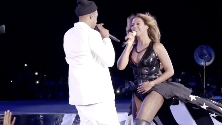 Beyoncé en Jay-Z nemen het tegen elkaar op bij de Emmy's  