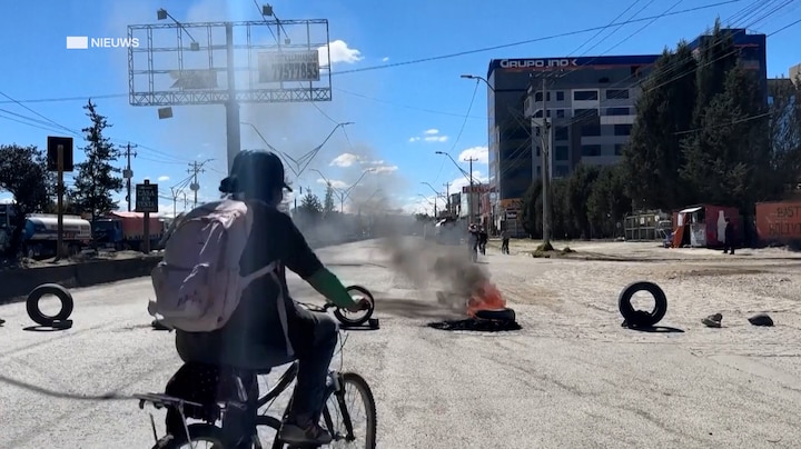 Enorm tekort aan voedsel en medicijnen in hoofdstad Bolivia door protesten